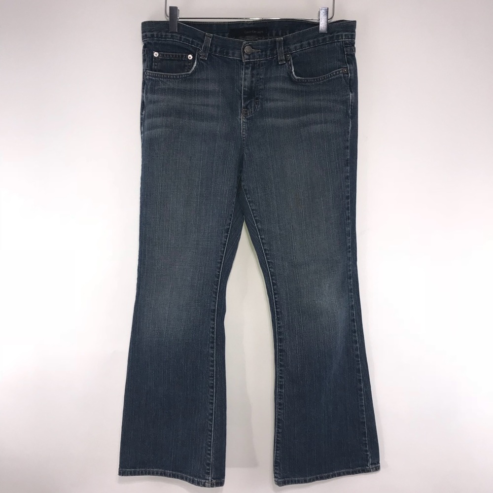 Calvin Klein Whiskered Medium Boot Cut Jeans